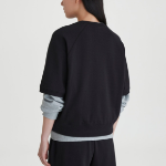 JAJU Sweat Short-Sleeve Shirt – Black