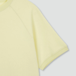 JAJU Sweat Short-Sleeve Shirt – Yellow