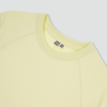 JAJU Sweat Short-Sleeve Shirt – Yellow