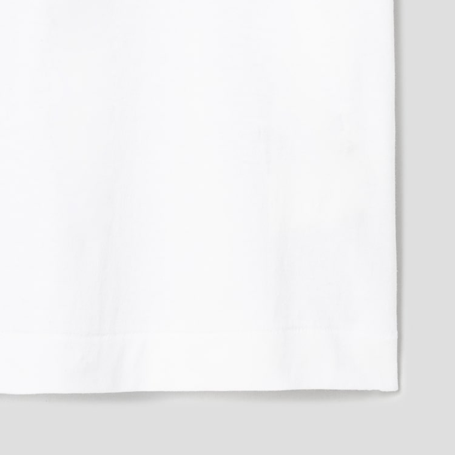 PLAY COMME des GARÇONS (Unisex) Red Wappen Pastel Purple Heart Printed T-Shirt – White