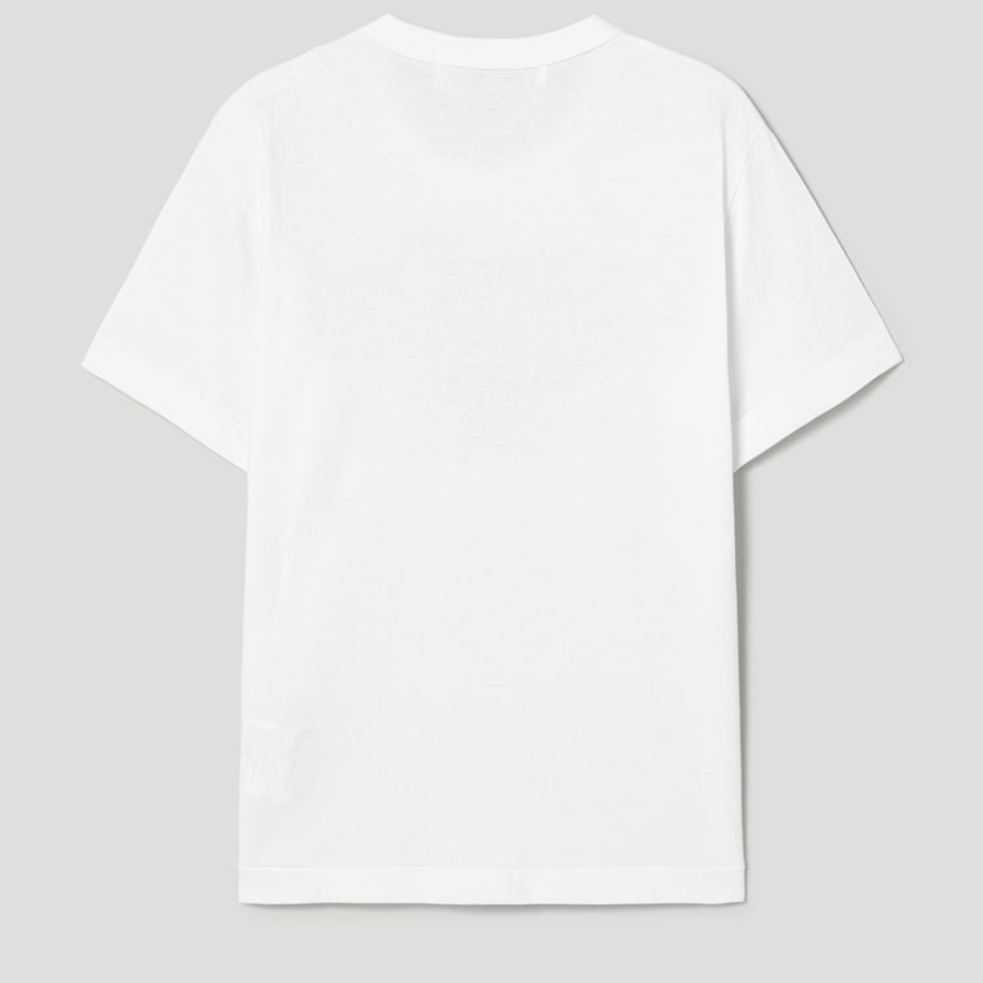 PLAY COMME des GARÇONS (Unisex) Red Wappen Pastel Heart Print T-Shirt – White