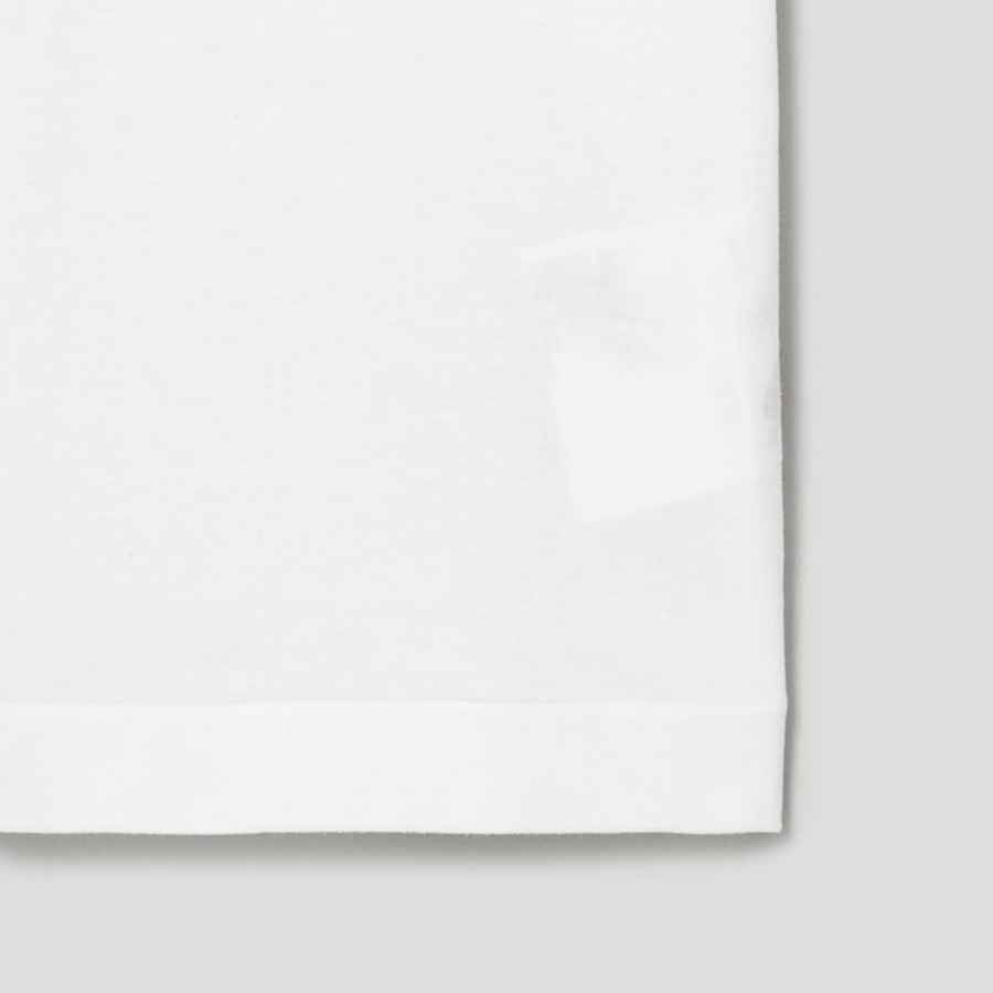 PLAY COMME des GARÇONS (Unisex) Red Wappen Pastel Heart Print T-Shirt – White