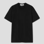 CDGCDGCDG Logo Printed Short Sleeve T-Shirt (Airplane Back Logo) – Black