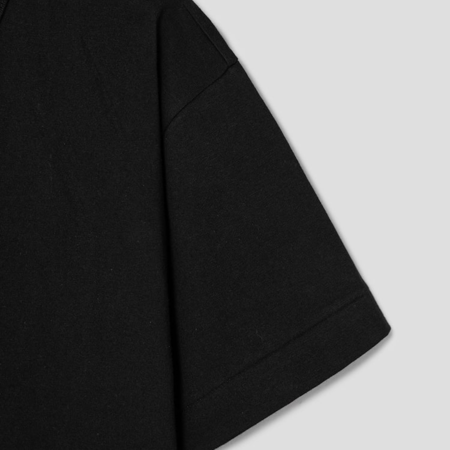 CDGCDGCDG Logo Printed Short Sleeve T-Shirt (Airplane Back Logo) – Black