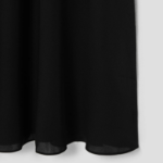 Theory Women Silk Combo Rib Waistband Volume Skirt - Black