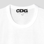 CDGCDGCDG Logo Printed Short Sleeve T-Shirt (Airplane Back Logo) – White