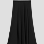 Theory Women Silk Combo Fluid Pull On Skirt - Black