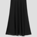 Theory Women Silk Combo Fluid Pull On Skirt - Black