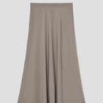 Theory Women Silk Combo Fluid Pull On Skirt - Soft Taupe