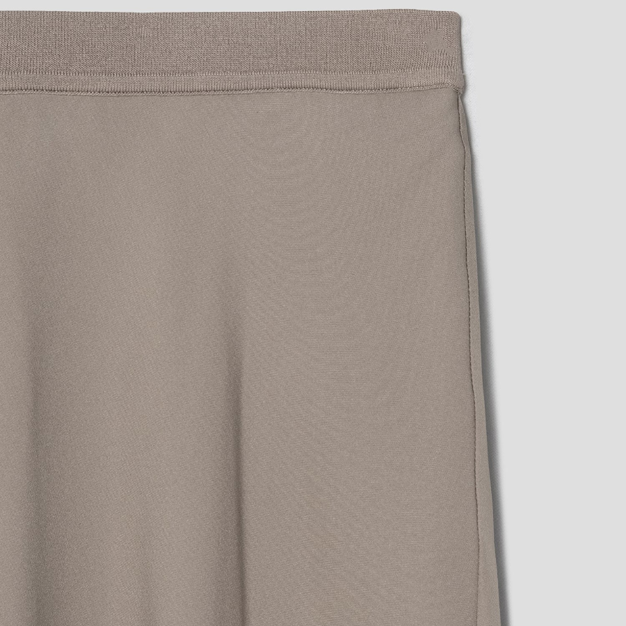 Theory Women Silk Combo Fluid Pull On Skirt - Soft Taupe