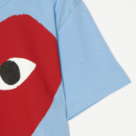 PLAY COMME DES GARÇONS (Unisex) Red Play Big Heart T-Shirt – Blue