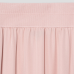Theory Women Silk Combo Rib Waistband Volume Skirt - Pink Sand