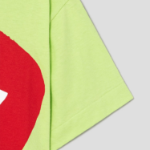 PLAY COMME DES GARÇONS (Unisex) Red Heart Big Printing T-Shirt – Green