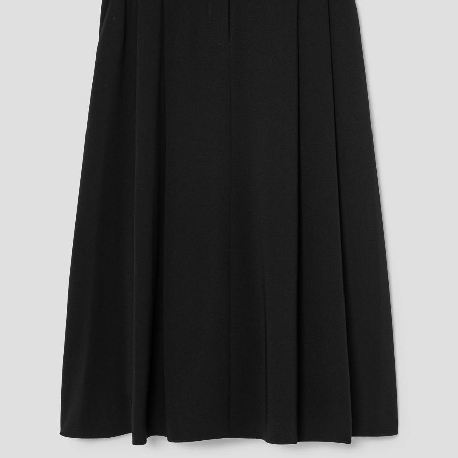 Theory Women Admiral Crepe Trouser Skirt - Black