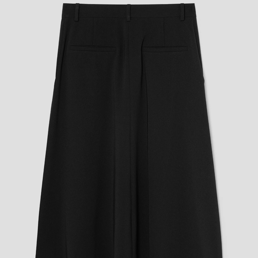 Theory Women Admiral Crepe Trouser Skirt - Black