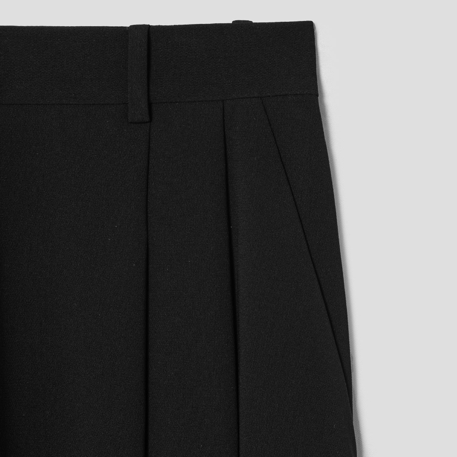 Theory Women Admiral Crepe Trouser Skirt - Black