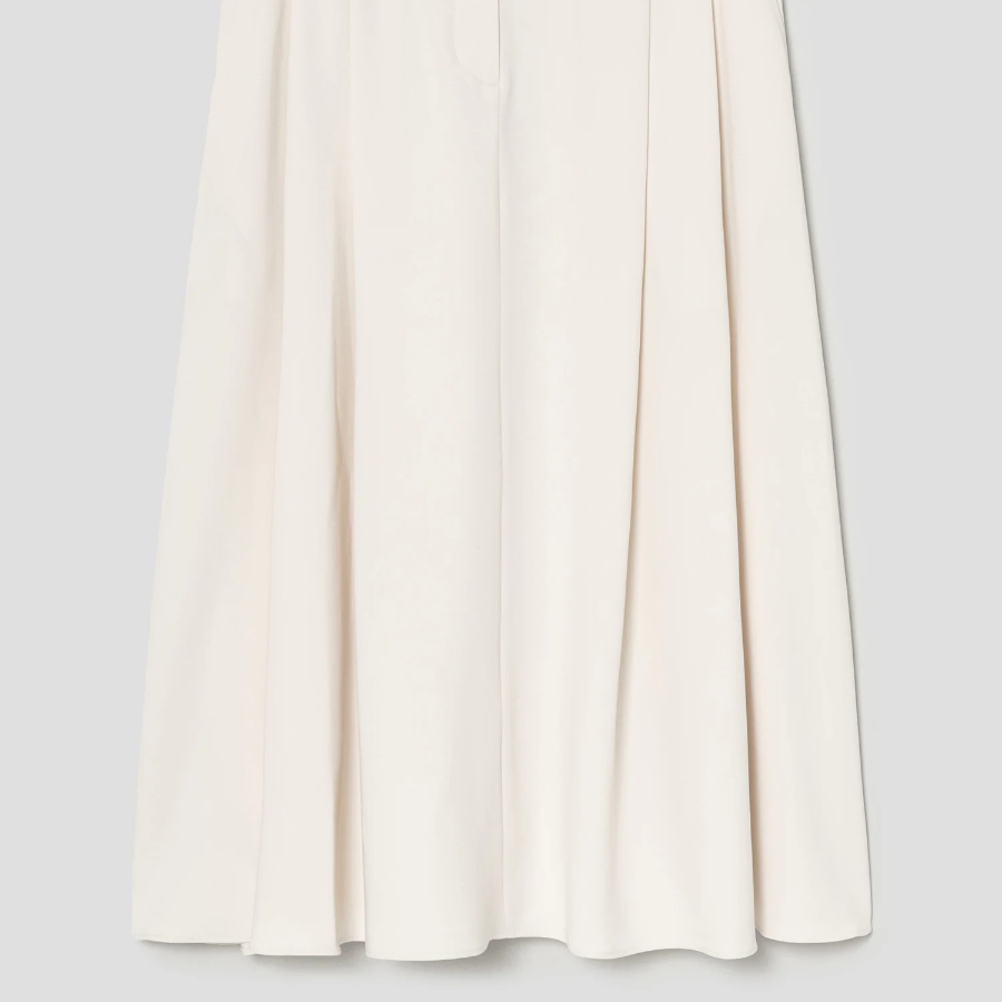 Theory Women Admiral Crepe Trouser Skirt - Rice