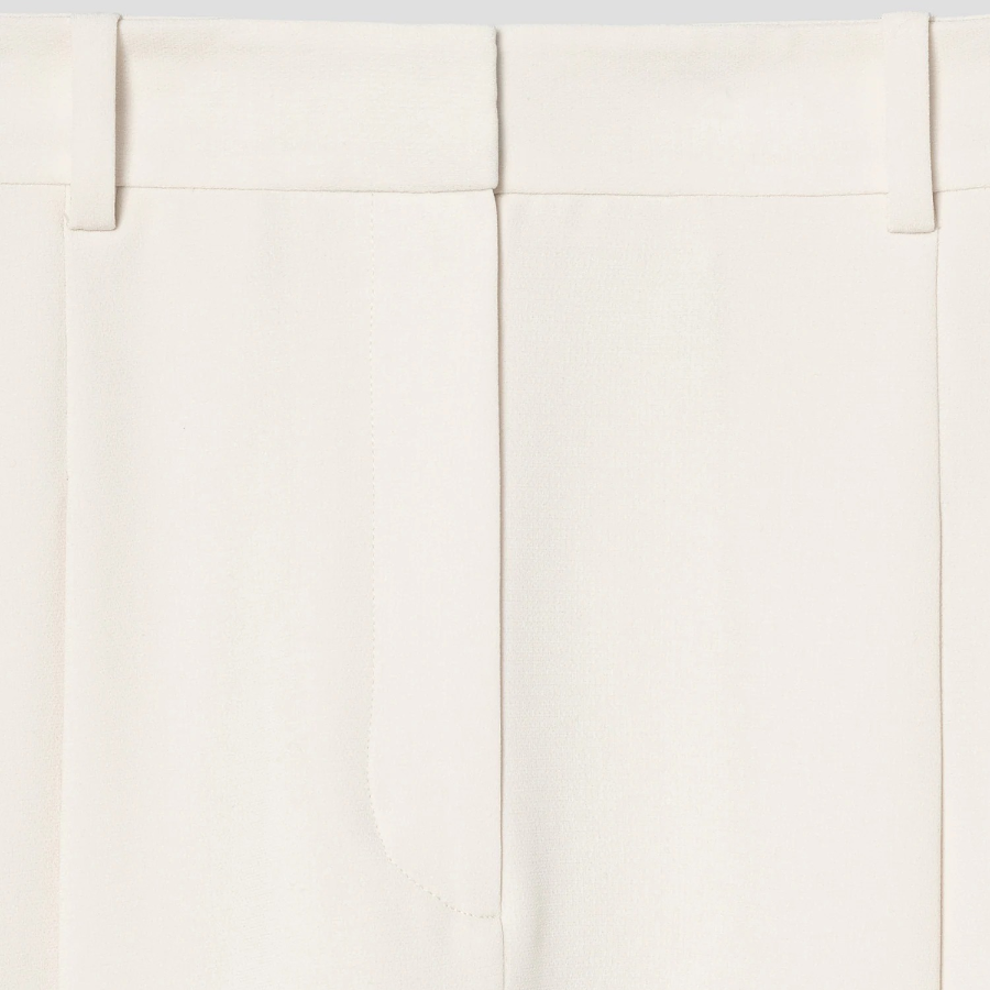 Theory Women Admiral Crepe Trouser Skirt - Rice