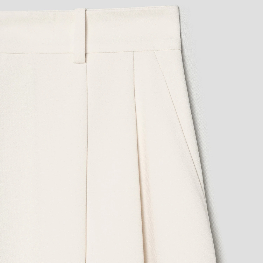 Theory Women Admiral Crepe Trouser Skirt - Rice
