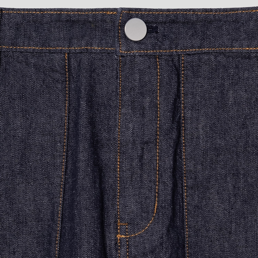 Theory Women Mod Denim Utility A-line Skirt - Indigo