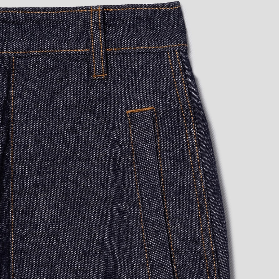 Theory Women Mod Denim Utility A-line Skirt - Indigo