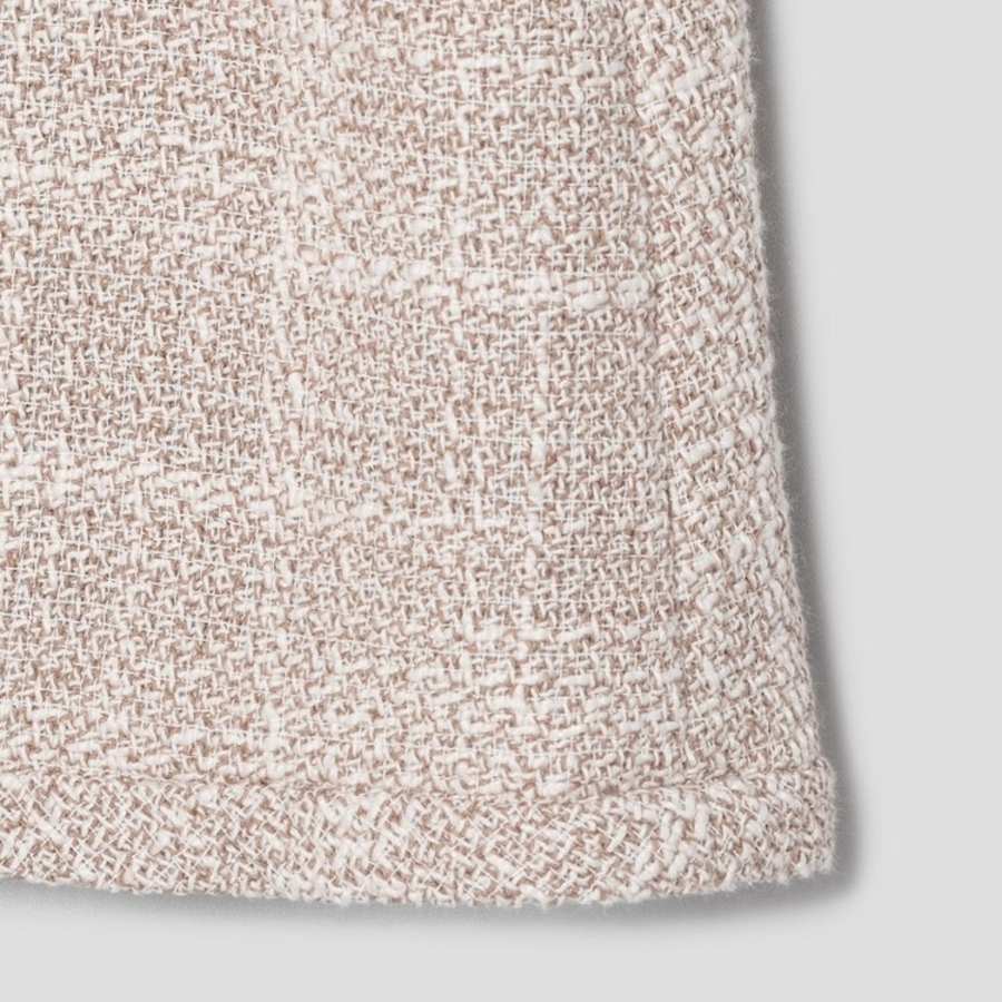 Theory Women Texture Tweed Binding Mini Skirt - Taupe Multi