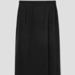 Theory Women Silk Georgette Tie Wrap Skirt - Black