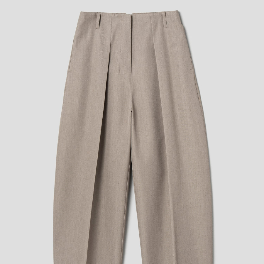 JACQUEMUS Le Pantalon Ovalo - Beige