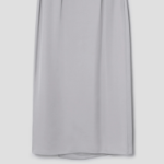 Theory Women Silk Georgette Tie Wrap Skirt - Light Grey