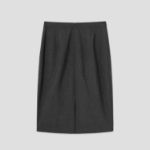 Theory Women Good Wool Slim Fit Pencil Skirt - Charcoal Melange