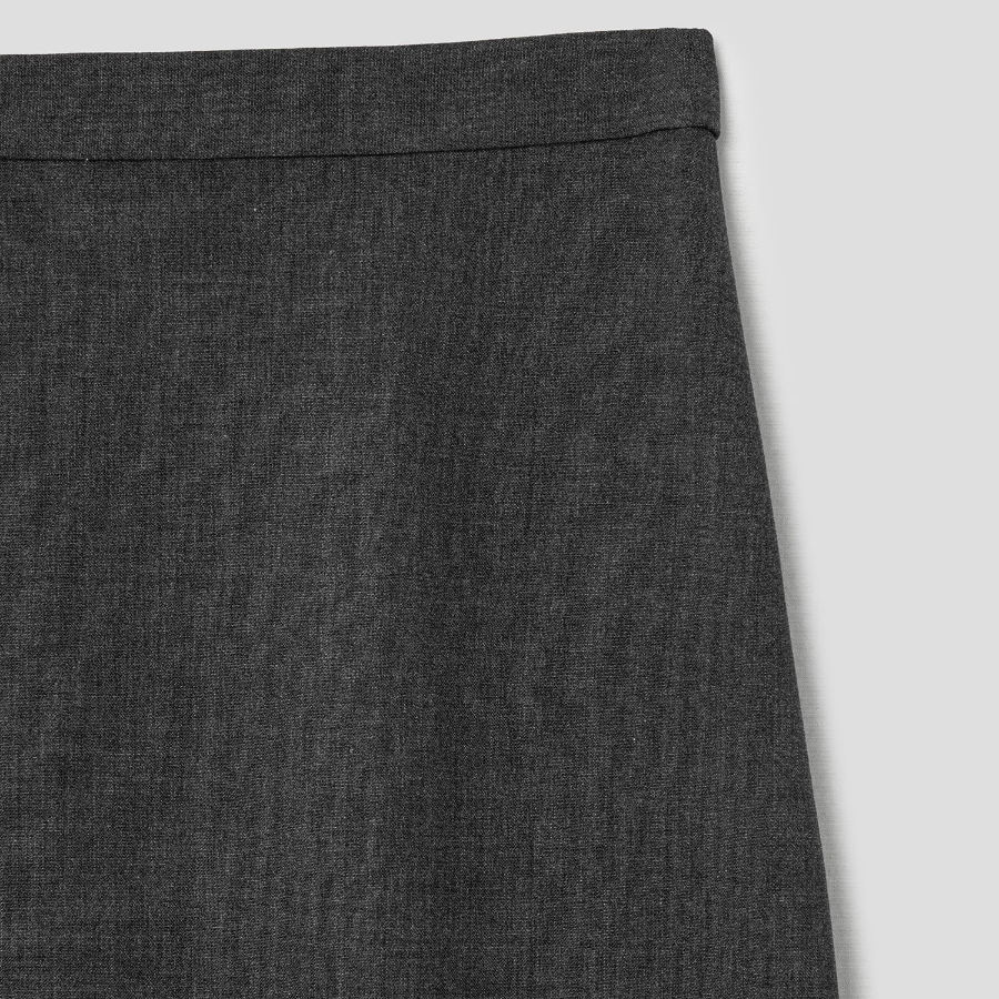 Theory Women Good Wool Slim Fit Pencil Skirt - Charcoal Melange