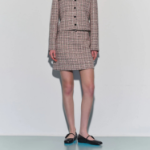 Theory Women Multicolor Tweed A-Line Mini Skirt - Pink Multi