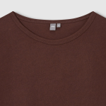 JAJU Cotton Twist Yarn Sleeveless T-Shirt – Brown