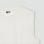 JAJU Panel Sleeveless T-Shirt – White
