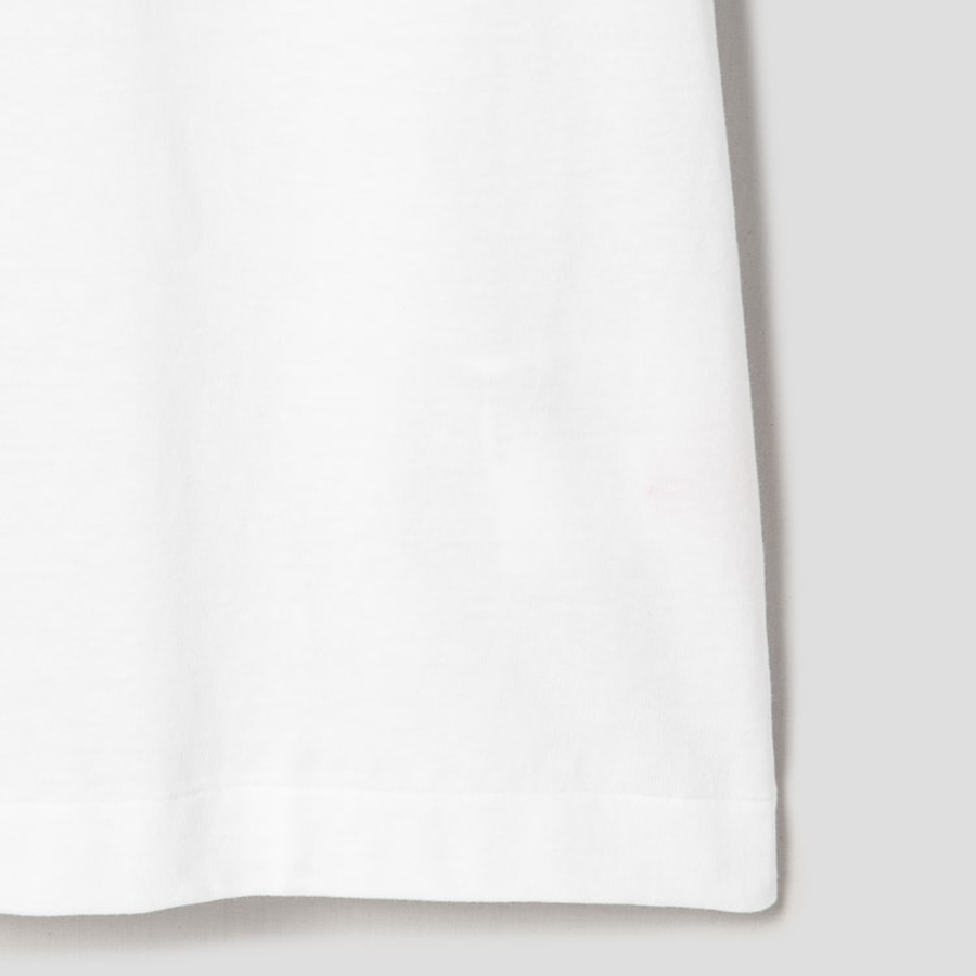 PLAY COMME des GARÇONS (Unisex) Red Heart Print Stud T-Shirt – White