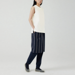 JAJU Panel Sleeveless T-Shirt – White