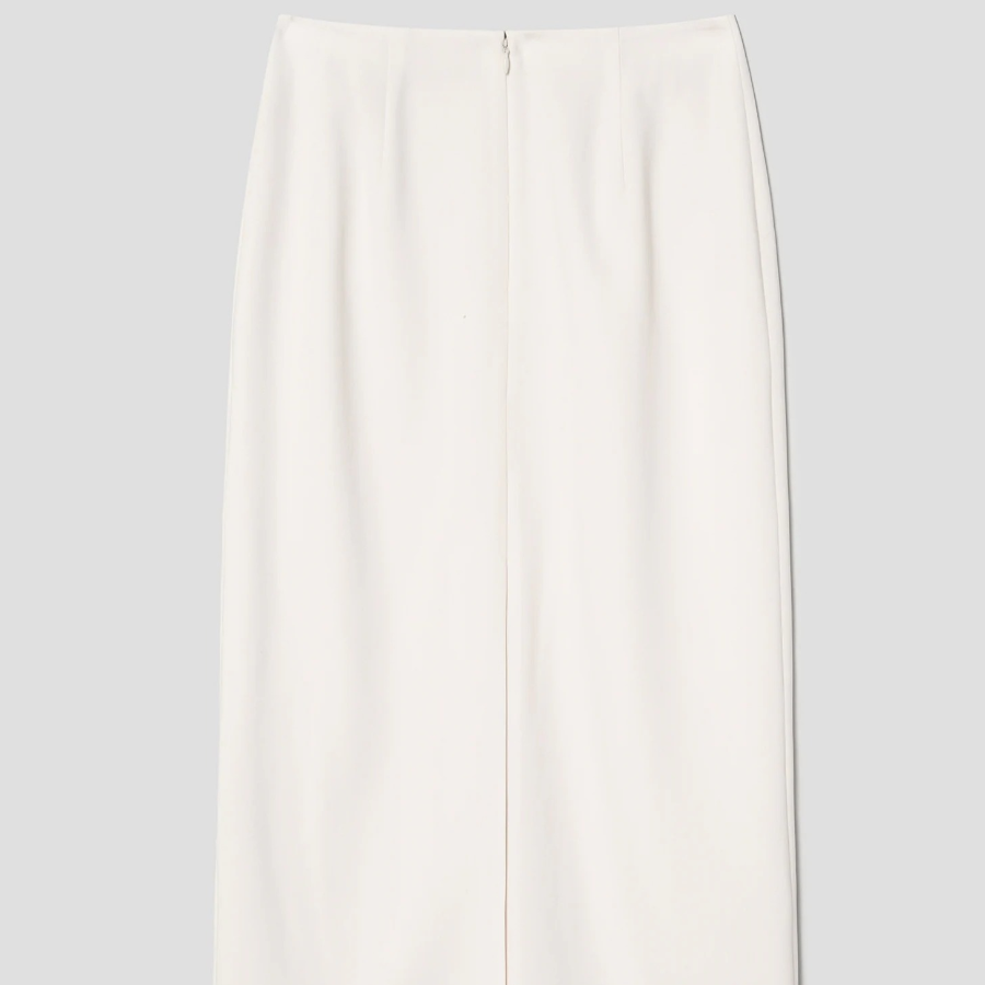 Theory Women Admiral Crepe Straight Skirt - Rice