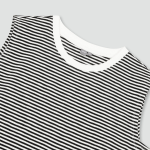 JAJU Slub Sleeveless T-Shirt – Jet Black