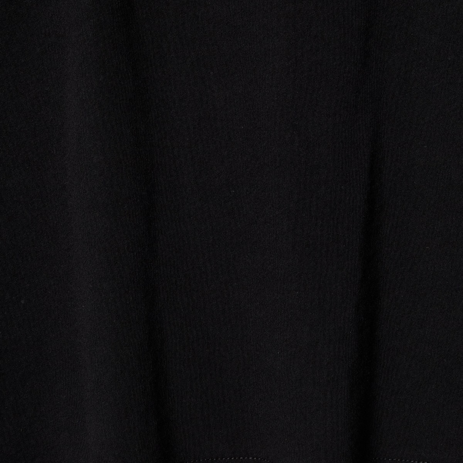 JAJU Cotton Twist Yarn Sleeveless T-Shirt – Black