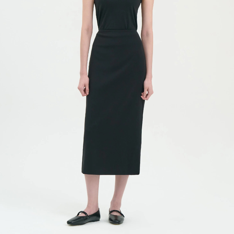 Theory Women Admiral Crepe Straight Skirt - Black