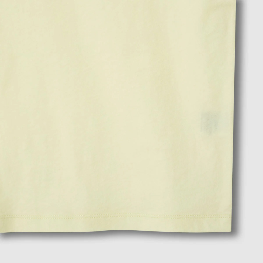 JAJU Cotton Twist Yarn Sleeveless T-Shirt – Yellow