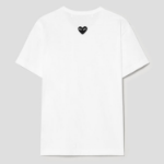 PLAY COMME des GARÇONS (Unisex) Black Heart Wappen T-Shirt – White