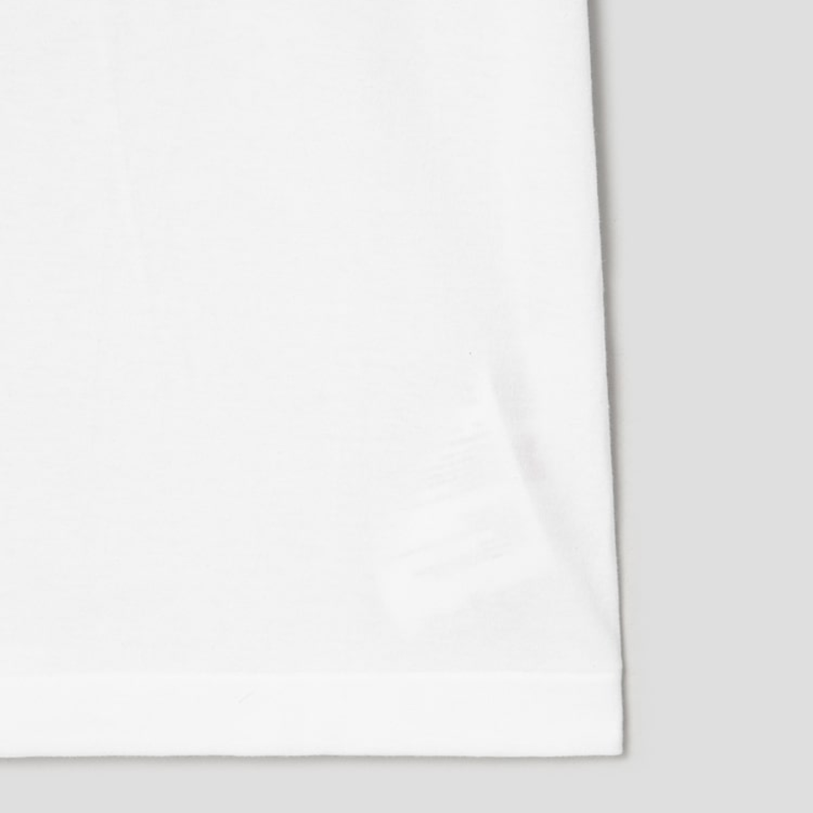 PLAY COMME des GARÇONS (Unisex) Black Heart Wappen T-Shirt – White