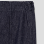 Theory Women Mod Denim Flare Seam Midi Skirt - Indigo