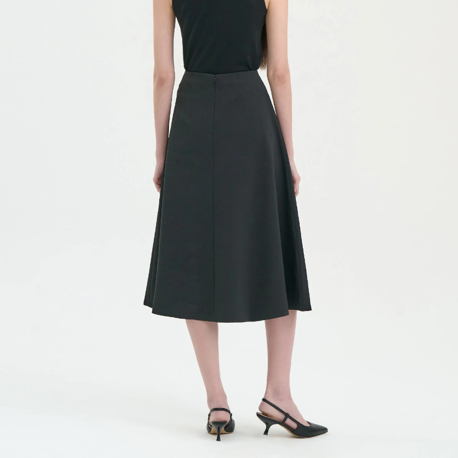 Theory Women Tailor Stretch A Line Skirt - Black