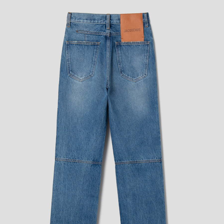 JACQUEMUS Le De-Nîmes Droit - Blue/Tabac