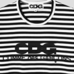 CDGCDGCDG Long Sleeved Stripe T-Shirt – Black