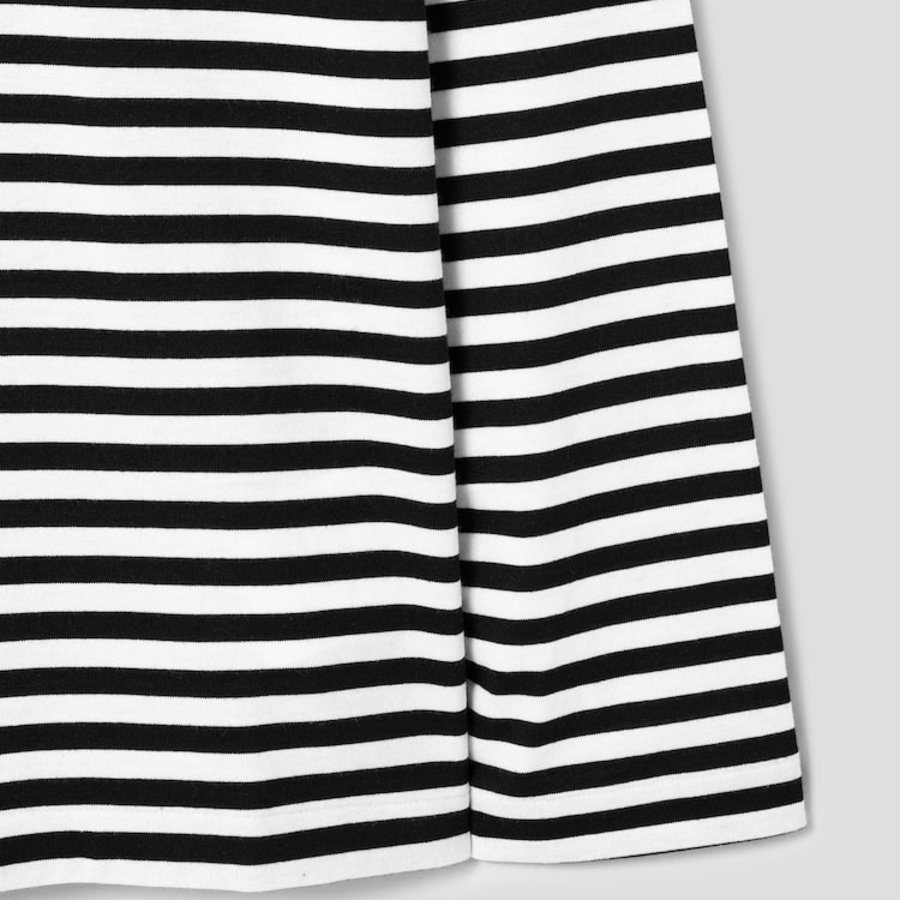 CDGCDGCDG Long Sleeved Stripe T-Shirt – Black