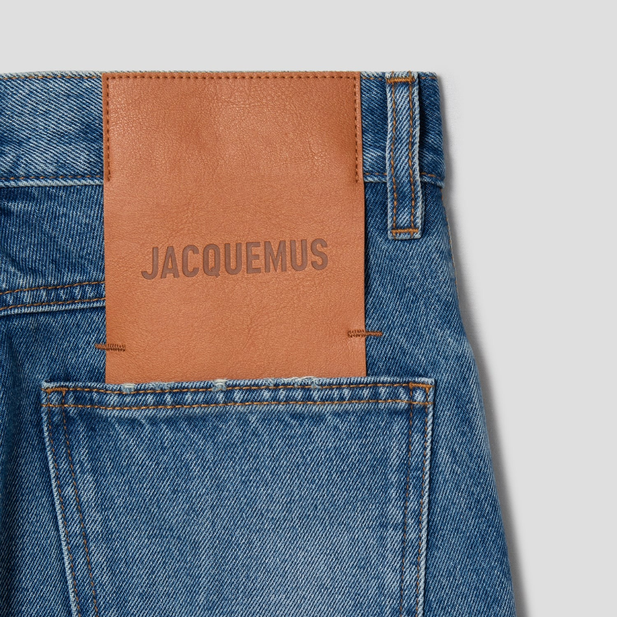 JACQUEMUS Le De-Nîmes Droit - Blue/Tabac