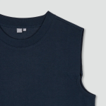 JAJU Panel Sleeveless T-Shirt – Navy
